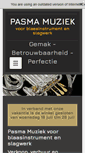 Mobile Screenshot of pasmamuziek.nl